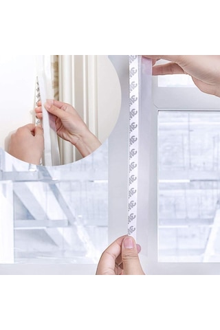 3 Metre 15 Mm Kendinden Yapışkanlı Kapı Pencere Rüzgar Ses Kesici Şerit Bant