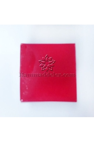 Kırmızı Asetat Kutu 5.5x5.5x2 Cm 10 Adet