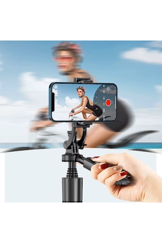 L16 Selfie Çubuğu Uzaktan Kumandalı 153 Cm Tripod Özçekim 360 Derece Alüminyum Masa Üstü Tripod