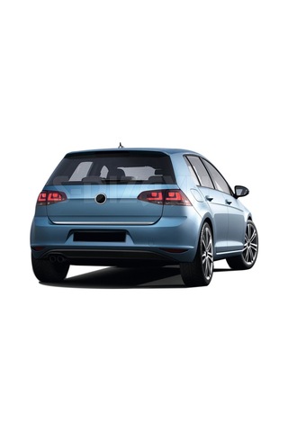 Volkswagen Golf 7 Krom Bagaj Alt Çıta 2013-2020