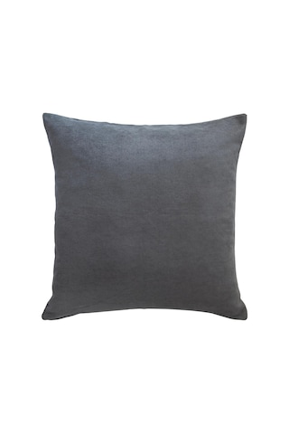 Gauze Fabric Design Kadife Serisi Kırlent, Yastık Kılıfı Gri, 45