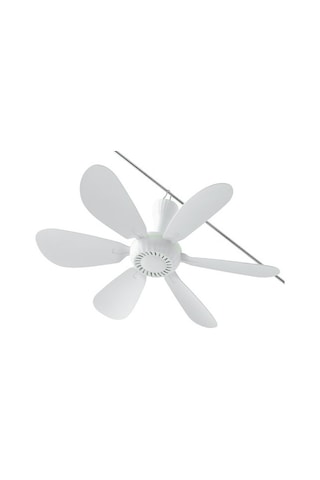 Serene Space Küçük Tavan Vantilatörü Ev Mini Asılı Cibinlik Küçük Elektrikli Fan 9081 Beyaz