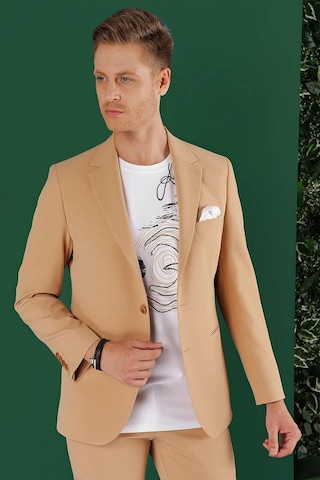 Efor C 645 Slim Fit Camel Spor Ceket CAMEL