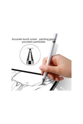 Ipad 10.2 8. Ve 9. Nesil 2 In 1 Stylus Uyumlu Kalem Özel Tasarım Ve Hassas Çizim Kalemi