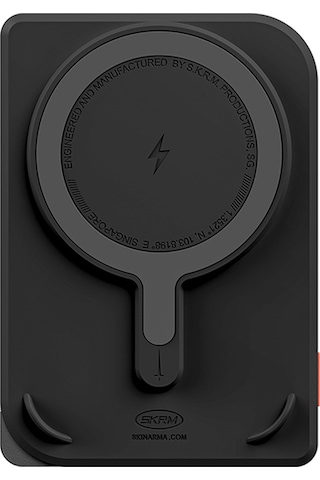 Skinarma Nexus Nova Kablosuz Ve Pd Hızlı Şarj Özellikli Standlı Powerbank 20w 5000mah Siyah