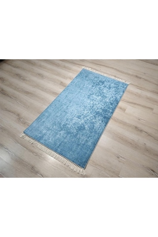 Yamalıhome Style K1003 Kırık Mavi 80X150 Cm Baskı Kilim