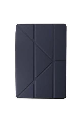 Kalem Stylus Apple  İpad Uyumlu Pro 11 2024 Kılıf Kalemlikli Mars Tablet Kılıfı - Lacivert Diğer