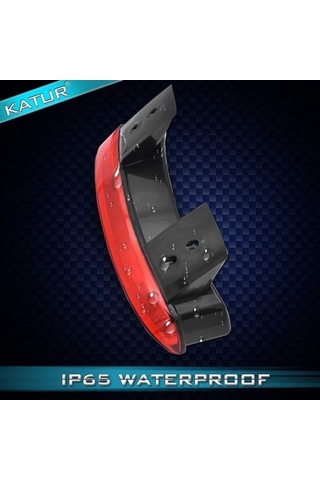 Geeksen Harley Xl883/1200 2004-2014 Arka Fender Led Fren Lambası - Kırmızı Kasa, 3 Tel, Gündüz Çalışma Işığı, Yüksek Görünürlük, Kolay Montaj