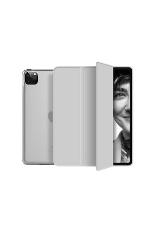Apple Uyumlu iPad Pro 11 4./3./2./1. Nesil Kılıf PU Deri Smart Standlı Case