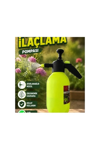 2 Litre Basınçlı Püskürtücü Bakır Nozullu Ayarlı Sprey