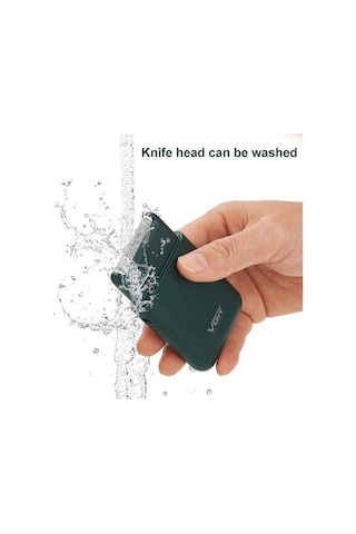 V-390 Profesyonel Sakal Tıraş Makinesi Şarjlı Mini Shaver - Sinekkaydı Sıfırlama