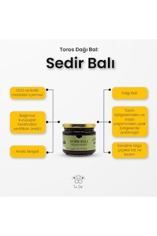 Toros Dağı Toros Bal Süzme Sedir Balı 400 G