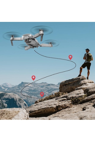 4 K Akıllı Hd Çift Kamera İle1080 P Gerçek Zamanlı Drone