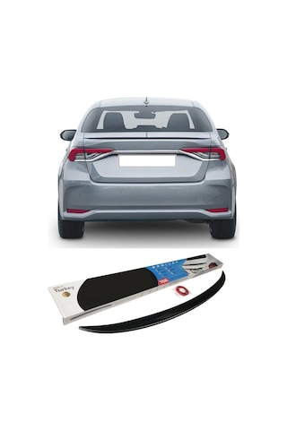 Toyota Corolla Uyumlu Bagaj Üstü Piano Black Spoiler 2018-2021 Sunplex