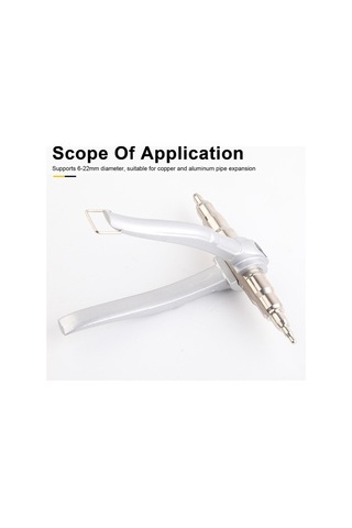 Ebitda Klima Bakımı İçin Ergonomik Çinko-demir Tüp Genişletici, Kaymaz Tutma Yüzeyli, 6-22mm Çap İçin