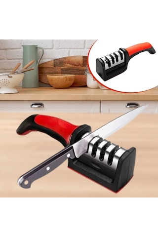 Buffer 4 Aşamaları Kaymaz Taban Hızlı Bıçak Makas Bileme Aracı