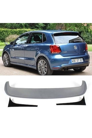 Vw Polo 6r-6c Gtı Spoıler Rüzgarlık Plastik Boyasız 3 Parça