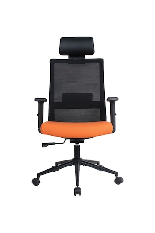 Vera Flex Multi Fonksiyon Çalışma Koltuğu - Siyah/turuncu 63x117-127x67 Cm