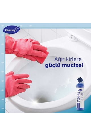 Diversey Taski Room Care R6 Ağır Kirler Için Klozet Temizlik Ürünü 750 ML x 6