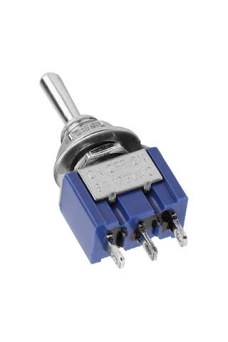 Ayt Ic-140 On Off On Ø6mm Mts-103 3 Pin Toggle Switch Aç Kapa Buton 3 Kademe