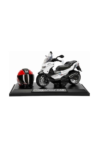 5839 Sun-myg-motosiklet 1 12 Bmw Kasklı Figür Pb.3r Ses Işık Çok Renkli