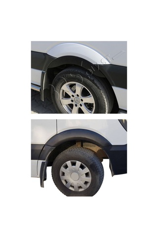 Mercedes Sprinter W906 Uyumlu 2006-2017 Düz Çamurluk Dodik 4 Parça