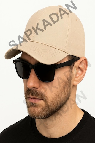 Şapkadan Unisex Ayarlanabilir Koyu Bej Spor Basic Şapka 45645dr56775 Açık Bej