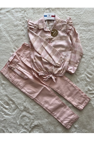 Dijital Kumaş Çiçekli Pantolonlu İkili Takım SOMON