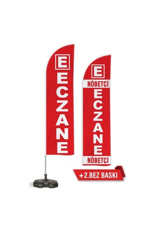 Eczane Yelken Bayrak + Nöbetçi Ecz. Baskısı V2