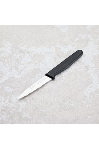 Aryıldız Solo Tırtıklı Sebze Bıçağı Siyah 10 Cm Renkli