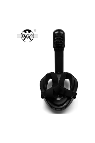 180 Geniş Ekran Schnorchel Maskesi Yarım Yüz Yüzme Tauchermaske Free Easy-breathe Design Anti-sis & Anti-leak Tek Genel