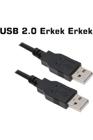 İki Ucu Usb 2.0 Erkek Kaliteli Usb Kablo 20 Cm 448643904