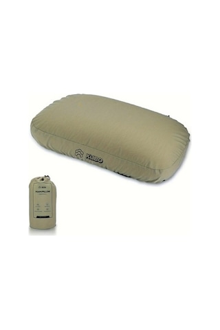 Trendooze Yeşil Gri Kamp Yastığı, Gri Destekli, Seyahat Ofis, Gri Renk, Kcampçılık Uygun Gri