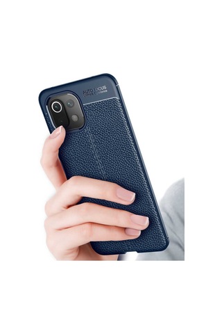 Xiaomi Mi 11 Lite Kılıf Zore Niss Silikon Kapak Kırmızı