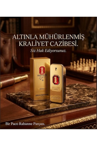 Paco Rabanne 1 Million Royal Parfum 100 Ml Erkek Parfüm Özel Seri/ Ambalajlı Lmn-1m-royal Odunsu - Oryantal