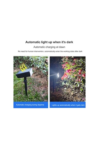 Ulzyvf Güneş Enerjili Bahçe Spot: Ayarlanabilir Işık & 2 Parlaklık Beyaz Beyaz