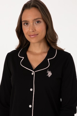 U.s. Polo Assn. Kadın Siyah Pijama Takım 50318815-vr046 Siyah