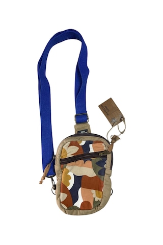 Old Cotton Cargo Vintage Unisex Renkli Günlük Salaş Toparlayıcı Çapraz Göğüs Omuz Postacı Çantası 13cmx21cm Bej