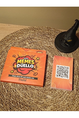 Memes Bulmaca Kutu Oyunu Brutal - Kese Hediyeli - Eğlenceli Grup & Parti Oyunu