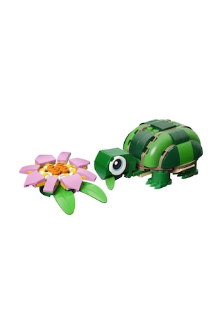 LEGO® Creator 3’ü 1 Arada Kaplumbağa ile Nilüfer Çiçeği 31377-7 Yaş ve Üzeri Çocuklar için Yaratıcı Oyuncak Yapım Seti (124 Parça)