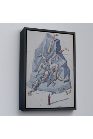Çerçeveli Salvador Dali - İlahi Komedya Tablosu-7401