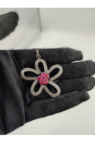 Allahverdi Türkmen Yakut Elmas Kolye Ucu 223