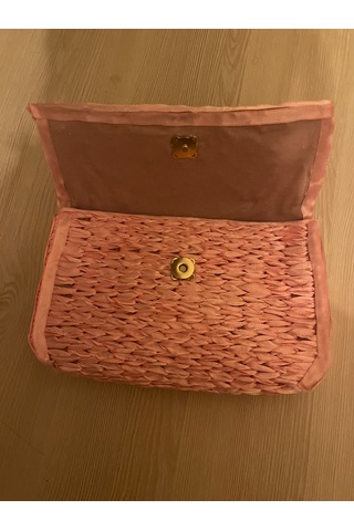 Pembe Kurdele Kadın Çanta