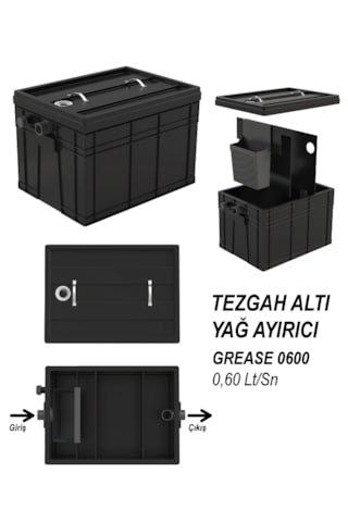Grease-0600 0,60 Lt/sn Yağ Ayırıcı