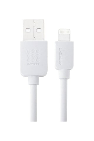 Haweel Universal Seyahat Şarj Adaptör Apple Uyumlu iPhone Ve 1 Mikro Usb Şarj (120374573)-Beyaz