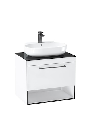 Orka Knidos 90 Cm Mdf Beyaz Banyo Dolabı Takımı Ve Boy Dolabı Beyaz