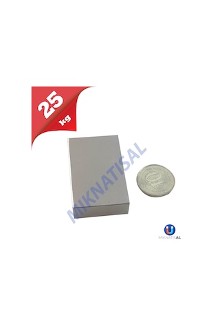40X25X10Mm Neodyum Mıknatıs