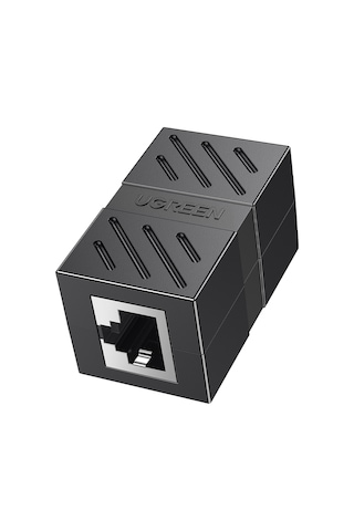 Ugreen Rj45 Cat6 Cat7 Cat8 Ethernet Kablo Uzatma Aparatı Siyah, 20390