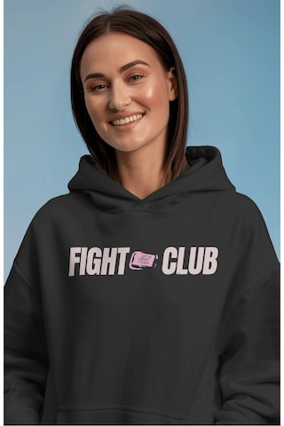 Sevbano Film Fight Club Tyler Durden Sırt Baskılı Unisex Oversize Premium Siyah