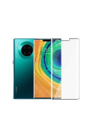 Noktaks - Huawei Mate 30 Pro Uyumlu - Ekran Koruyucu Süper Pet Ekran Koruyucu Jelatin - Şeffaf